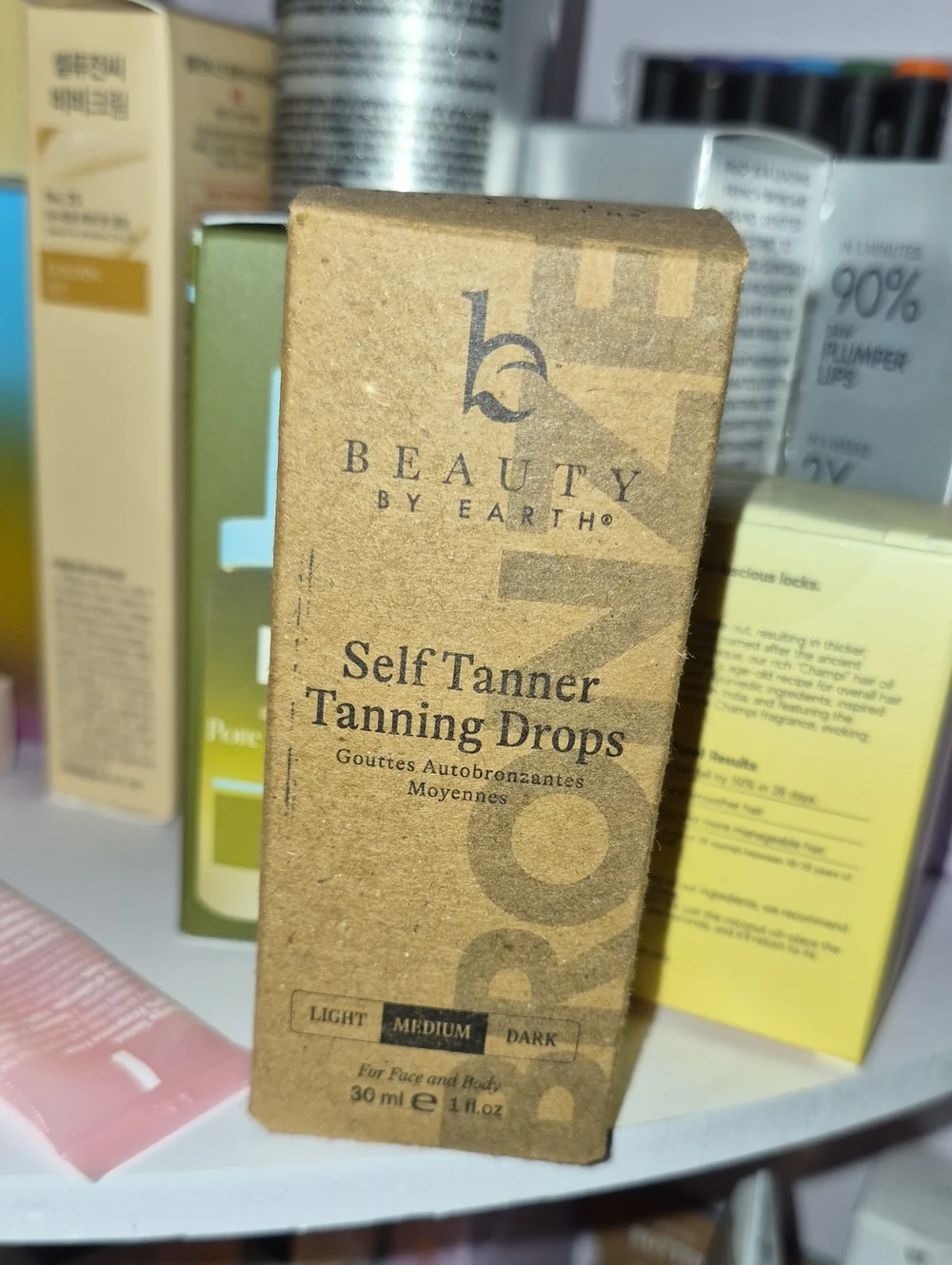 Beauty By Earth Self Tanner Tanning Drops - Nwt